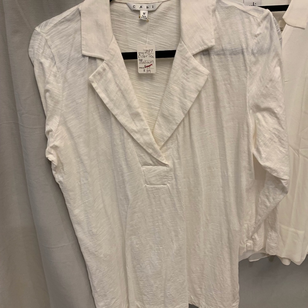 Cabi collar tee